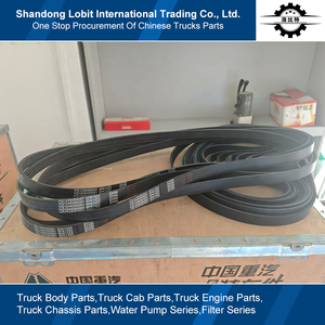 Запасные части для двигателя Sinotruk HOWO A7, грузовик D12, многоклиновидные ремни, ремень переменного тока, автоматический натяжитель 6PK1423 VG1246060091 - Product Image 3