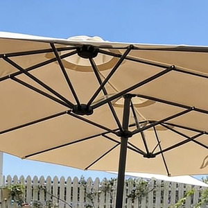 Sombrilla de Patio Resistente de 15 pies, Doble Cara, con Protección UV, Resistente al Agua, <span class=keywords><strong>para</strong></span> Negocios, Jardín y Parque - Product Image 3
