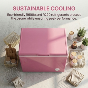 Congelador Horizontal Pequeño de Una Puerta de 158L con Ahorro de Energía, Bajo Ruido y Enfriamiento Eficiente para Almacenamiento de Alimentos en el Hogar, Modelo BD-158 - Product Image 2