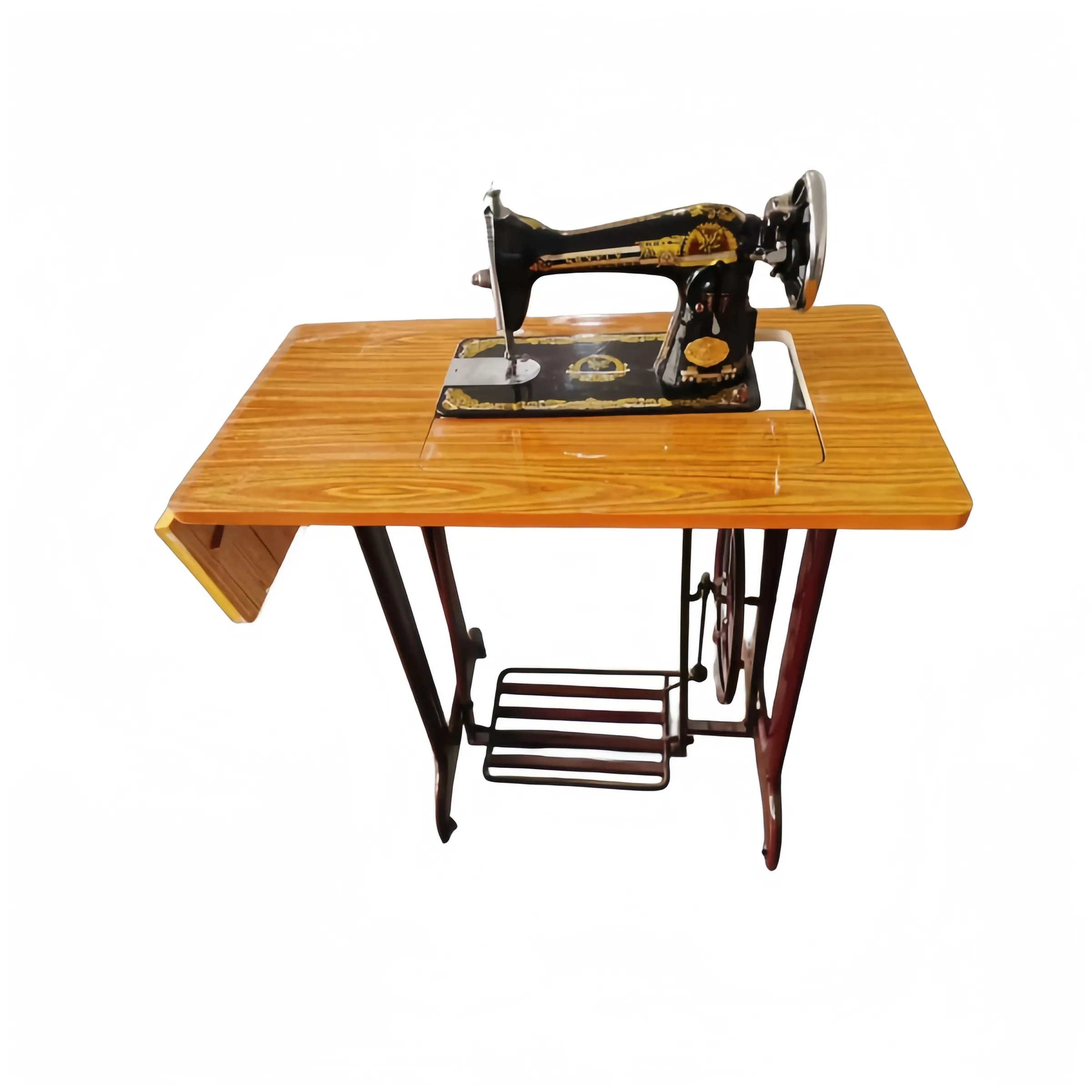 Máquina DE COSER DE ropa tradicional muy popular, la máquina de coser de juego completo más barata (soporte de mesa de cabeza JA)