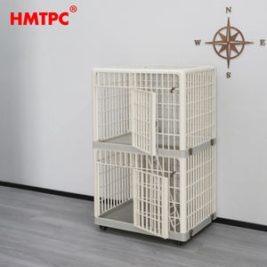 Yeni ev kedi villa plastik evcil hayvan kafesi büyük alan çift - Product Image 3