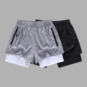 Pantalones Cortos Deportivos para <span class=keywords><strong>Hombre</strong></span>, Personalizados con Logotipo OEM, para Gimnasio, <span class=keywords><strong>Atletismo</strong></span>, 93% Poliéster, 7% Elastano, Secado Rápido, para Entrenamiento, Running - Product Image 4