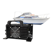 Chargeur de batterie rapide Longrun 1500W 48V 25A DC/AC CANBUS pour batteries Lifepo4/NMC/plomb-acide, personnalisé pour les voitures de golf et véhicules électriques