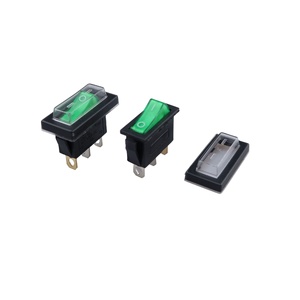 KCD3 16A 250V elektrikli tencere Rocker anahtarları gösterge ışığı ile 2/3-hız teknesi şekilli güç düğmesi - Product Image 5
