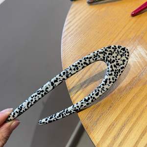 Elegante Horquilla Vintage para Mujer, con Doble Punta y Cristales, de Acetato, para Decoración del Cabello - Product Image 4