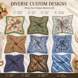 Bandana personnalisée imprimée, motif cachemire, foulard en coton, logo OEM, turban personnalisé pour femmes et hommes - Product Image 4