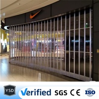 Puerta Plegable de Seguridad, Fácil de Instalar, Tamaño Personalizado, Precio Económico, Compra en Línea, Tienda, Fábrica