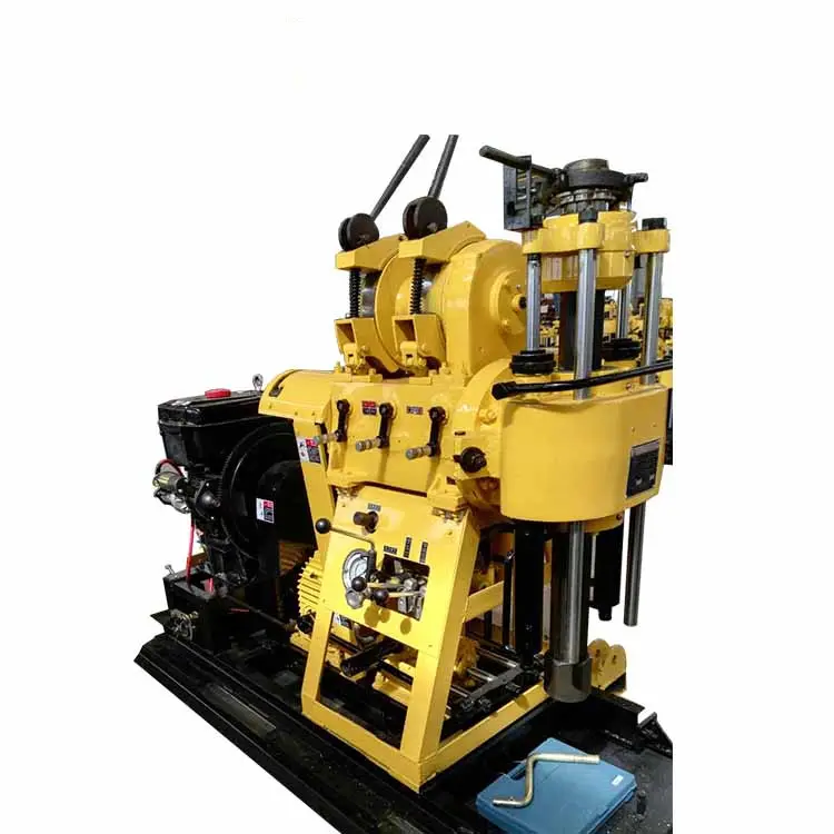 100m depth hydraulic water well drilling machine core sample drilling machine with tractor