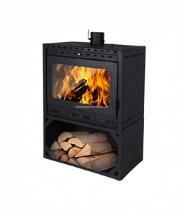 Innovadora Estufa de Leña de Hierro Fundido con Quemador de Leña Real, Moderna y Eficiente para Calefacción Doméstica - Product Image 5