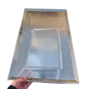 قرص ترشيح معدني مثقب بدرجة الغذاء، صينية خبز مثقبة من الفولاذ المقاوم للصدأ والألومنيوم للاستخدام في المطبخ - Product Image 5