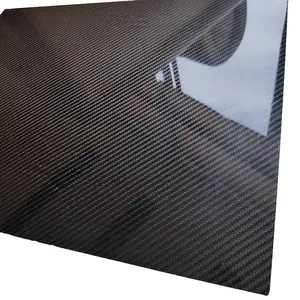 High strength 3k toray T700 carbon fiber glossy plate/sheet for sale