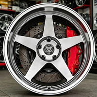 Jantes forgées XINLAI personnalisées 5x114.3 5x120 5x112, finition argent brillant brossé, durable, à déport profond, 17-22 pouces, pour Nissan Versa S10 GT-R