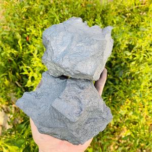 Piedra de Shungita Natural Cruda de Rusia, Cristal Curativo Auténtico para Protección EMF, Decoración del Hogar, Piedra Energética Reiki, Venta al por Mayor - Product Image 2