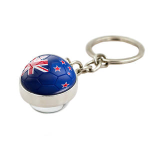 Llavero Metálico con Bandera Americana, Recuerdo para Canadá, Brasil, <span class=keywords><strong>Cuba</strong></span>, México, Perú, Chile, Colombia, Argentina, con Colgante de Bola de Cristal - Product Image 6