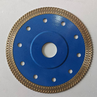 Disque de coupe diamanté à maille fine ondulée pour la vente en gros, lame de scie diamantée à bord lisse pour le travail des carreaux de céramique, de porcelaine et de carreaux émaillés