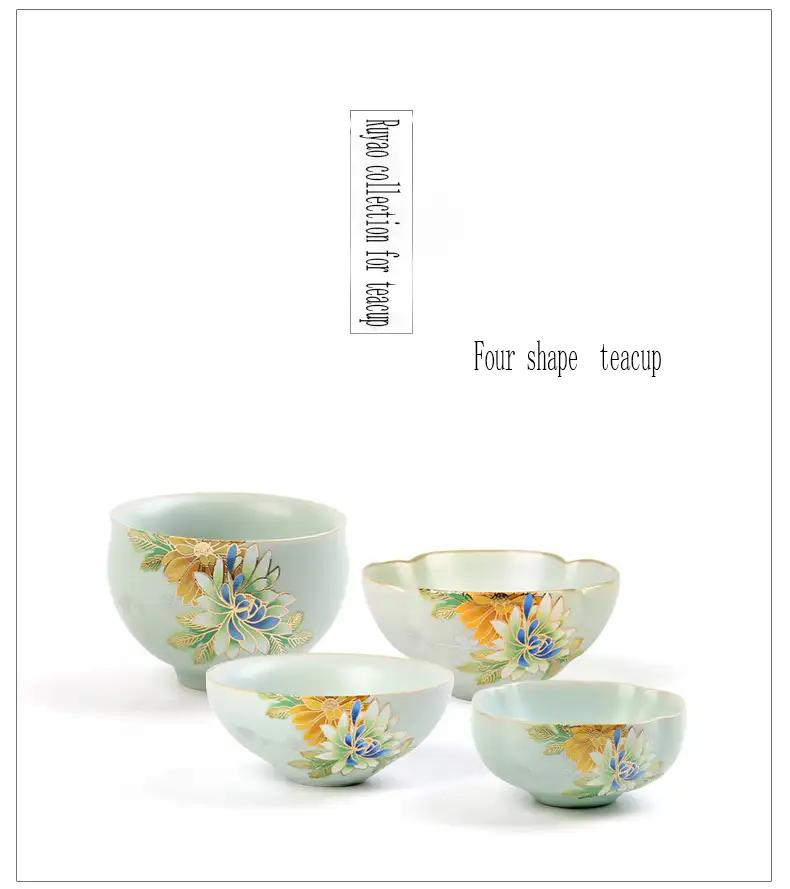 De cerámica Ruyao porcelana antiguo japonés estilo taza de té