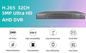 Hongnaer 5MP-N H.265 XVI/AHD/TVI/CVI/CVBS/IP 6 en 1 DVR 32 canaux XMEye Pro ICSee Analog CCTV 5M-N DVR <span class=keywords><strong>Enregistreur</strong></span> vidéo numérique - Product Image 2