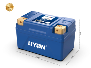 Batterie Moto Lithium Haute Performance De Moto Accessoires LP12 Bleue 12.8V6Ah pour Tuono V4R APRILIA AGM <span class=keywords><strong>YT12A</strong></span>-BS - Product Image 2