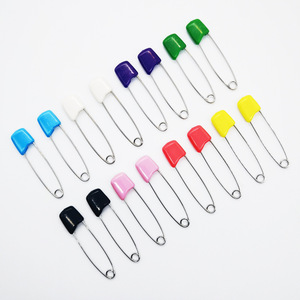 Children's Safety <b>Pins</b> Stainless Steel Mixed Colors Cylindrical Head General Use - Product Image 2