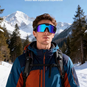 Gafas Deportivas Inteligentes <span class=keywords><strong>con</strong></span> IA, Cámara de 8MP, Grabación de Video 1080P, Bluetooth 5.3, Asistente de Voz, Protección UV Polarizada - Product Image 1
