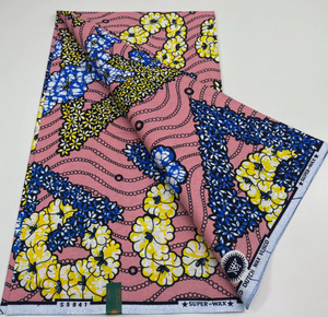 Tela de algodón puro africano para ropa Ankara - Product Image 6
