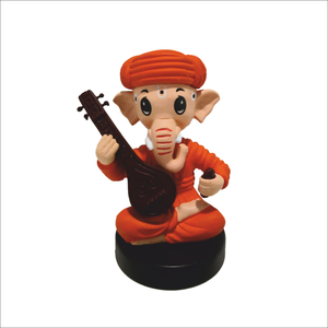Sitting Ganesh Ji Bobblehead Dashboard Idol Resin Spiritual Car Dashboard Decoration Hindu Decorative <b>Statue</b> for Office Decor - Product Image 1