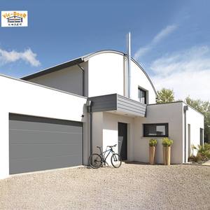 2025 Portes de <span class=keywords><strong>garage</strong></span> sectionnelles en acier modernes avec porte piétonne 16x7 Porte de <span class=keywords><strong>garage</strong></span> isolée coulissante à double rabat avec petite porte - Product Image 4