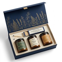 Boîtes cadeaux magnétiques pliantes personnalisées de luxe avec logo pour parfum, bougie, emballage en carton, Cajas Personalizadas, Coffret Cadeau
