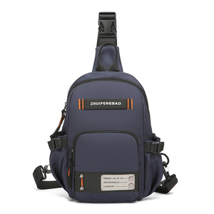Sac à dos unisexe professionnel en nylon imperméable avec bandoulière arquée et fermeture éclair pour ordinateur portable – Vente en gros - Product Image 1