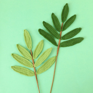 Bouquets tricotés écologiques en laine faits main avec des feuilles d'<span class=keywords><strong>olivier</strong></span>, arrangements floraux artificiels - Product Image 1