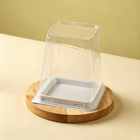 Boîtes d'emballage pour gâteaux en PET transparentes, écologiques et personnalisables, couleur et forme sur mesure, procédé d'estampage sous blister, OEM/ODM personnalisé
