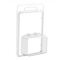 Boîte de téléphone portable en plastique PET rectangulaire de haute qualité, emballage en blister imprimé, personnalisable, OEM, matériau recyclable