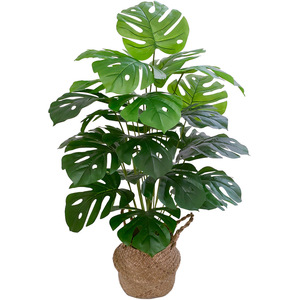 <span class=keywords><strong>Petit</strong></span> arbre artificiel vert à 24 feuilles, style nordique, en pot, pour la décoration de la maison, des mariages et des espaces extérieurs, plante artificielle en pot - Product Image 6