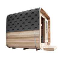 Sauna Keya, sauna traditionnel en bois d'extérieur, sauna portable à bois, sauna sec à dôme pour tout le corps