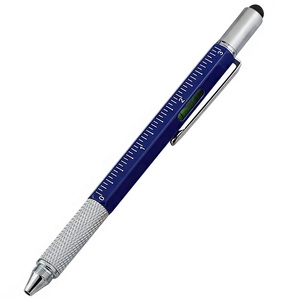 2025 Đa Chức Năng 6 Trong 1 Công Cụ Bút Chất Lượng Cao Kim Loại Bút Bi Với Thước Cấp Hai Đầu Tuốc Nơ Vít Cho Người Đàn Ông Quà Tặng - Product Image 3