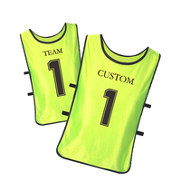Maillots d'entraînement de football personnalisables avec logo – Gilet de sport en maille lisse, sans irritation pour l'entraînement prolongé
