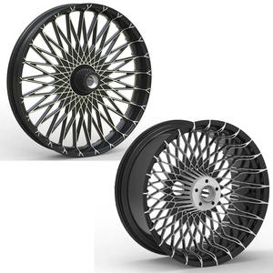 Rin de Motocicleta de 17x4.5 Pulgadas, Llanta Forjada para Street <span class=keywords><strong>Glide</strong></span>, Road <span class=keywords><strong>Glide</strong></span>, Road King, <span class=keywords><strong>Electra</strong></span> <span class=keywords><strong>Glide</strong></span>, <span class=keywords><strong>Tri</strong></span> <span class=keywords><strong>Glide</strong></span> de 2009 en Adelante - Product Image 4