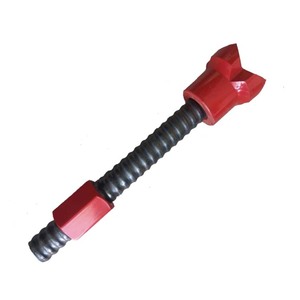 R38N/19産業用ロックボルトセルフドリルトンネル全ねじ鉱山鋼棒中空グラウティングアンカーロッド - Product Image 1