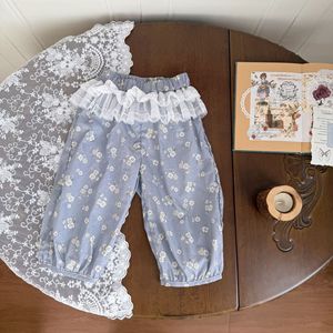 <span class=keywords><strong>Pantalon</strong></span> <span class=keywords><strong>anti</strong></span>-moustiques floral d'été pour filles, nouveau style 2026, <span class=keywords><strong>pantalon</strong></span> en dentelle pour bébés filles, <span class=keywords><strong>pantalon</strong></span> fin type lanterne pour climatisation - Product Image 4