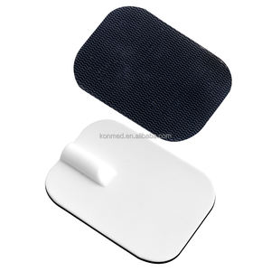 Elettrodi EMS in Gel di Gomma Spesso e Durevole Konmed, Cuscinetti in Silicone 4x6cm con Foro di Inserimento da 2.0mm, Cuscinetti Conduttivi Adesivi per Unità TENS - Product Image 5