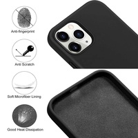 Coque en Silicone liquide au toucher doux pour iPhone, pour iPhone XS/X, XR, 11, 12, 13, 14 Pro Max, accessoires 2022 originaux
