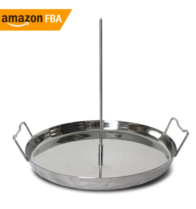 Gadget de cozinha 2024 New Arrivals Cerveja Pode Frango Titular Aço Inoxidável 304 Assar Rack com Centro Spike/Espeto