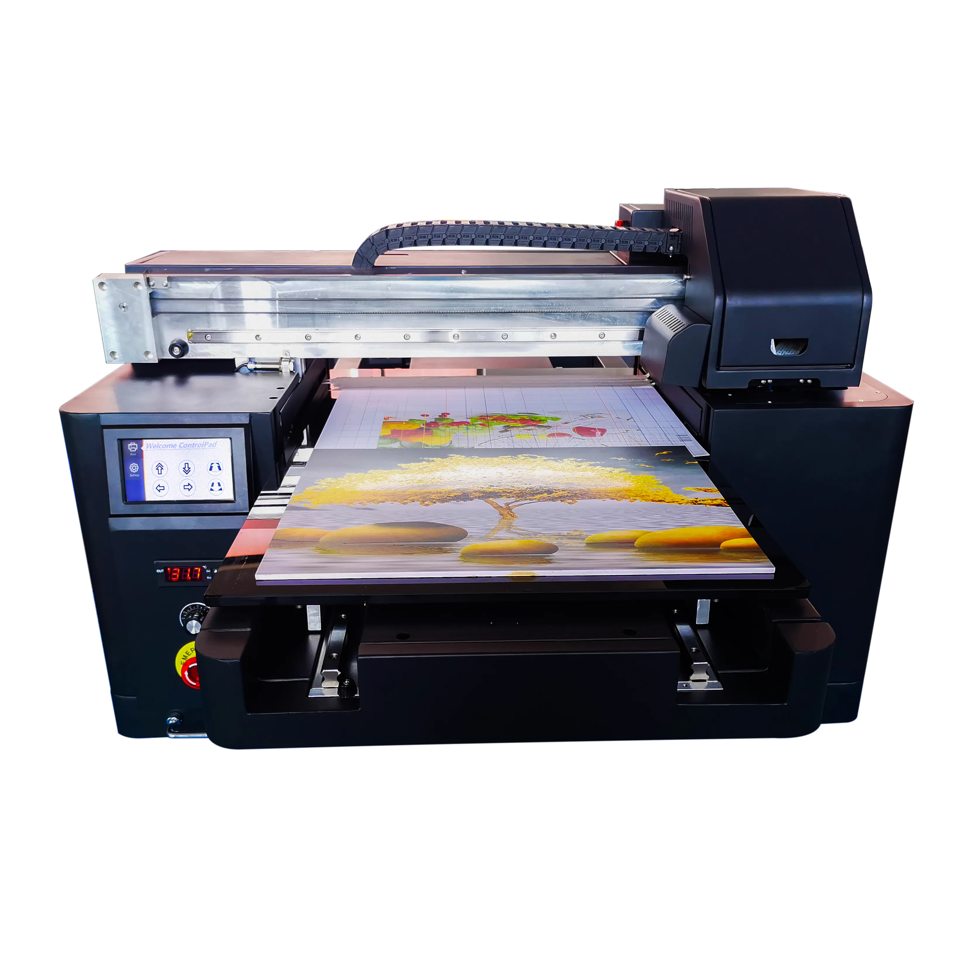 Impresora de tarjetas de identificación de pvc, máquina de impresión UV A3 de etiqueta digital para teléfono y tarjetas de negocios