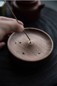 Support de brûleur de cérémonie du thé fait main en bois massif de noyer noir d'Amérique du Nord de haute qualité pour la vente en gros - Product Image 4