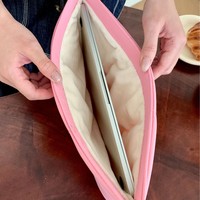 Housse d'ordinateur portable en nylon matelassée de style coréen, antichoc, 13, 14, 15 pouces, avec fermeture magnétique, sac rembourré, protection pour tablette