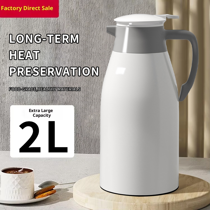Low Price Handgrip Double Wall Food-grade Vacuum Flask 2L Large Capacity 36 Hours Thermal Insulation BPA Free Business Water