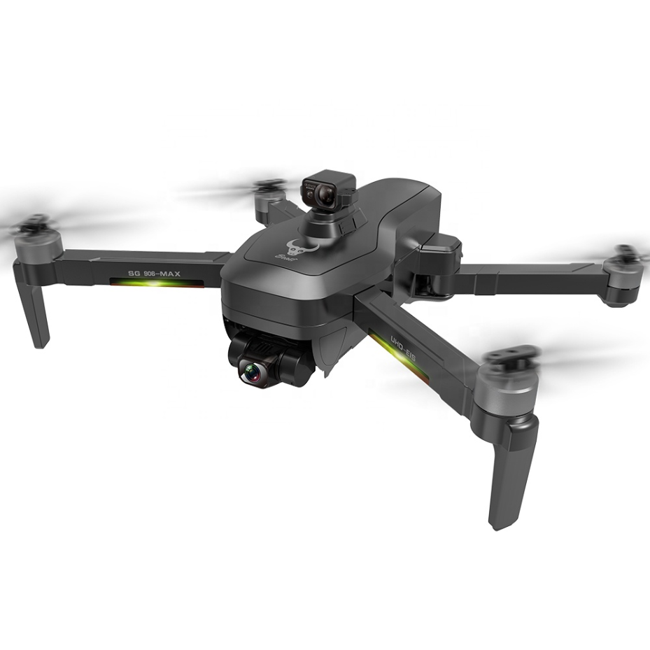 赤目天使3D4K HiReD#4 DarkEnegySuperGlow ZLRC SG906 Beast 4K RC Drone RTF Black