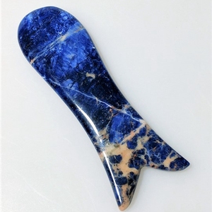 Outil de Massage pour le <span class=keywords><strong>dos</strong></span>, pierre de Sodalite, en forme de poisson, <span class=keywords><strong>Gua</strong></span> <span class=keywords><strong>Sha</strong></span>, scrapbooking, Massage du corps, nouveauté 2020 - Product Image 6
