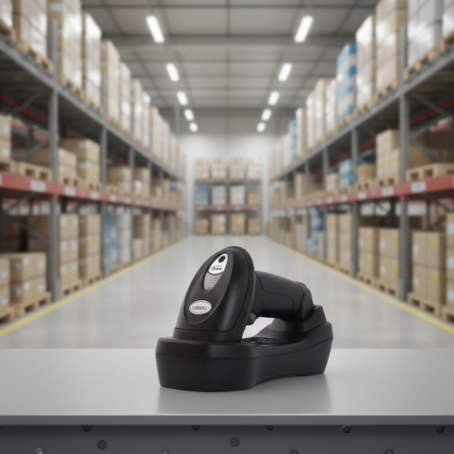 LONVILLShockproof and Drop-resistant 2000mAh Battery 1D 2D Wireless 2.4G Blue Tooth Wall Mounted Barcode Scanner