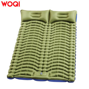 Colchón inflable para acampar Woqi 200x140x6cm ultraligero con almohada y bomba integradas para 1-2 personas, uso en exteriores - Product Image 2